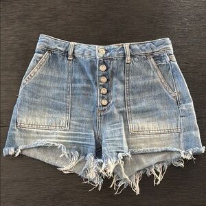 Women's Blue Denim Shorts
